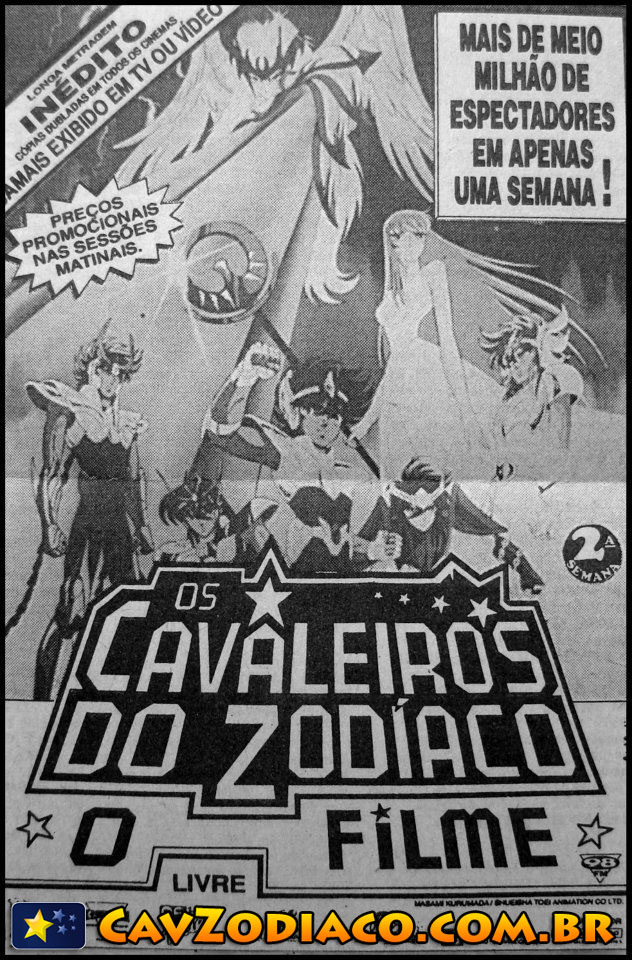 Cavaleiros do Zodíaco - A Batalha de Abel BGM Brasileira do Filme. 