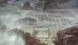 O Pandemônio de Lúcifer é um templo cercado de cosmos malignos!