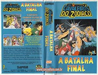 Fita Vhs Os Cavaleiros do Zodiaco Saint Seya