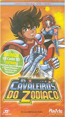 Fita Vhs Os Cavaleiros do Zodiaco Saint Seya