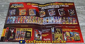 Panfletos promocionais dos DVDs lanados pela PlayArte