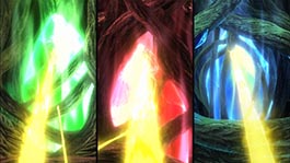 Utilizando Armaduras Divinas, Aiolia, Aldebaran e Milo conseguem destruir as três raízes da Yggdrasil!