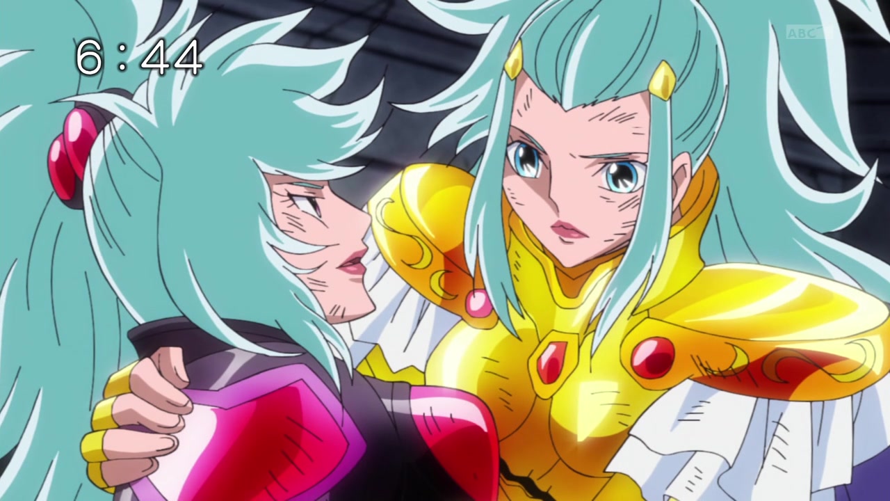 Cavaleiros de Atena reúnem seus Cosmos para criarem o verdadeiro Ômega (Saint  Seiya Ômega)